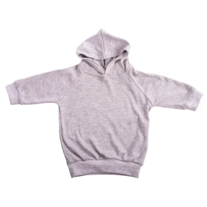 Long Sleeved Baby Hoodie - Grey