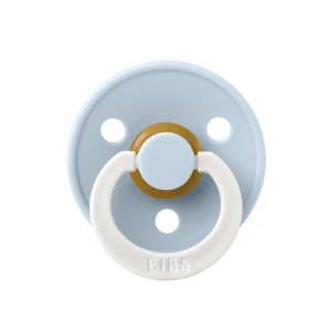 BIBS Pacifier Night Glo Baby Blue - Size 3 (18m+)