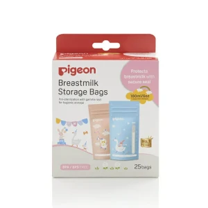Pigeon Breast Milk Storage Bags 25pc - Animal Design
