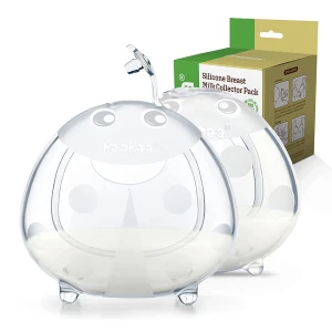 Haakaa Ladybug Silicone Breast Milk Collectors (75ml) -2pcs