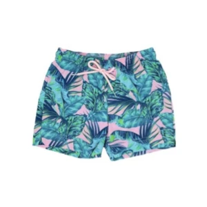 Adult Jungle Leaves Swim Shorts - Adult Small