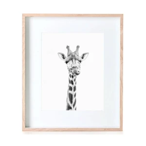 Photographic Giraffe Print