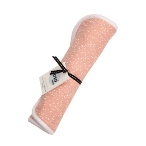 Pink speckles burp cloth