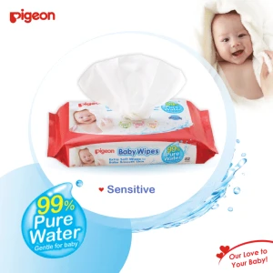 Pigeon 99% Pure Water Baby Wipes 30s 2-in-1 - Lulla-Buy
