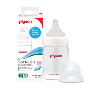 Pigeon SofTouch™ Peristaltic Plus™ Bottle 160ML (PP) - Lulla-Buy