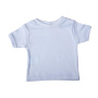 Short Sleeve Crew Neck Baby T-Shirt - Blue - NEWBORN