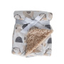 Mink Sherpa Fleece Blanket - Cream Shell