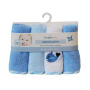 Snuggletime Deluxe Terry Washcloths - 4 Pack - Blue