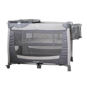 Camp Cot with changer and side storage - Lulla-Buy