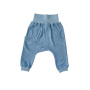 Harem-Style Baby Slouch Pants - Denim Blue - 3-6 MONTHS - 3-6 MONTHS