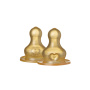BIBS Bottle Latex Nipple 2 PACK - Medium Flow