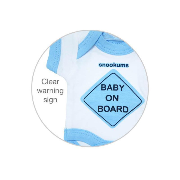 Baby On Board Babygro Car Travel Sign - Lulla-Buy