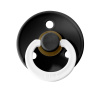 BIBS Pacifier Night Glo Black - Size 1 (0-6m)