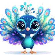 Baby Peacock