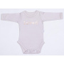 Long-Sleeved Baby Onesie - Loved in Stone - 6-12 MONTHS