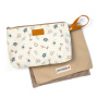 Jeankelly Changing Pouch With Tan Handle – Safari