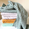 Muslin Wrap Blanket - Small Smudge Dot - Lulla-Buy