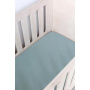 Duck Egg Muslin Cot Fitted Sheet Large Cot - 132cm x 66cm