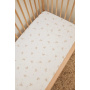 Ribbon Muslin Cot Fitted Sheet