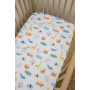 Dino Safari Cotton Cot Fitted Sheet