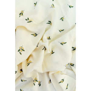 Muslin Swaddle Blanket - Lemon