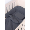 Blue Grey Muslin Cot Duvet - Lulla-Buy