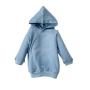 Long Sleeved Baby Hoodie - Denim Blue 0-3 Months - 0-3 MONTHS