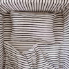 Black stripe fitted sheet - Lulla-Buy