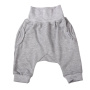 Harem-Style Baby Slouch Pants - Grey - Newborn - NEWBORN