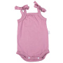 Strappy Baby Onesie Dusty Pink and Grey - 2 PACK - 6-12 MONTHS