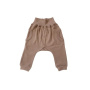 Harem-Style Baby Slouch Pants - Mocha - 3-6 months - 3-6 MONTHS