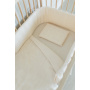 Coconut Muslin Cot Duvet Cover and Pillow Case