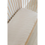 Coconut Muslin Cot Fitted Sheet