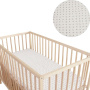 Black xoxo fitted sheet - LARGE COT