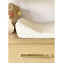 Mustard Small Smudge Dot changing mat cover (Cover only)