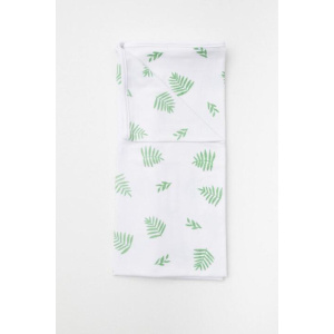 Stretch Cotton Swaddle Blanket – Green Leaf - Lulla-Buy
