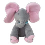 Plush Peek-a-Boo Singing Elephant - Pink